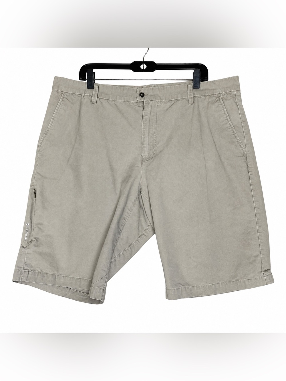 Merrell Men’s Size 40 Hiking Shorts Khaki 100% Cotton Pockets Gorpcore Outdoor